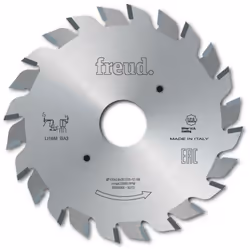 Lame d'inciseur extensible standard FREUD - Ø120 2,8-3,6 Alésage 22 - Z12+12 - F03FS02488 -LI16M AB3 - Lame diamètre 120 mm,  ...