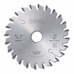 Lame d'inciseur conique industriel FREUD - Ø100 3,1-4,3/2,2 AL20 Z24 conique - F03FS02610 -LI25M31BA3 - Pour inciser les pann ...