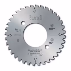Lame d'inciseur extensible standard FREUD - Ø120 2,8-3,6 AL50 Z12+12 - F03FS02512 -LI16M PF3* - Pour inciser les panneaux rev ...