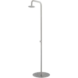 Douche De Piscine Acier Inoxydable Sined Cm 230x55x67,5 Sined Doccia Simius Inox