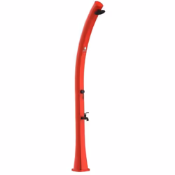 Douche Solaire Courbée En Polyéthylène Haute Densité Pour Jardin Et Piscine Hauteur 226 Cm Tête De Douche Ronde Diamètre 15,2 ...