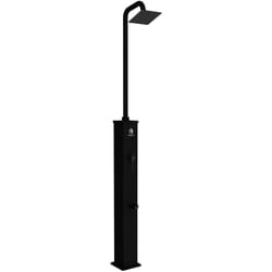 Douche Solaire Noire à Très Bon Prix Cm 25x25x225 Sined Doccia Dino Nera