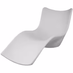 Chaise Longue Cassiopea Chaise Longue De Piscine En Blanc, Jardin, Plage En Polyéthylène De Haute Qualité, Résistant Aux Uv,  ...