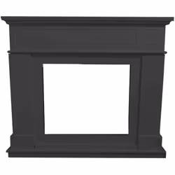 Cadre En Bois Mdf Pour Les Cheminées Pienza En Gris Foncé. Cadre Pour Insert Électrique Vulcano. Cadre En Bois Facile à Assem ...