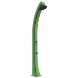 Douche Solaire Chauffante Modèle Rio Xxl. Structure Incurvée En Polyéthylène Haute Densité, Idéale Pour Le Jardin, La Piscine ...
