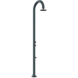 Douche Grise Temporisée Avec Lavepieds Cm 233x17x17 Sined Luna Timer p Grigia