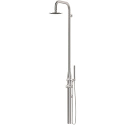 Douche Extérieure Murale En Acier Inoxyd Cm 183x6x40 Sined Doccia Pula Parete Inox