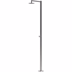 Colonne De Douche D'extérieur En Acier Inoxydable 316l Sined Polifemo. Avec Minuterie Pour Un Maximum De Confort Et D'économi ...