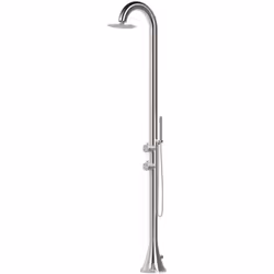 Douche en acier inoxydable Sined Inox 316l, idéale pour l'intérieur et l'extérieur. Durable, élégante et conçue pour durer. A ...