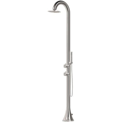 Douche Extérieure En Acier Inoxydable Cm 229x6x26 Sined Doccia Inox Luna d Inox