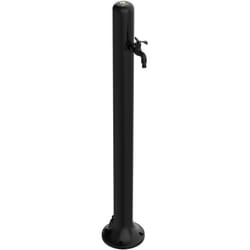 Sined - Fontaine De Jardin En Aluminium Noir Si Cm 100x17x7,5 Fontana Alu Acqua Nera