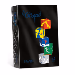 Favini Le Cirque, Universel, A4 (210x297 mm), 250 feuilles, 160 g/m², Noir, Forest Stewardship Council (FSC)