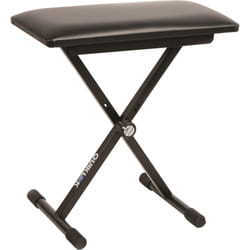 QUIK-LOK BX9 Banc pour musicien Noir Siège rembourré