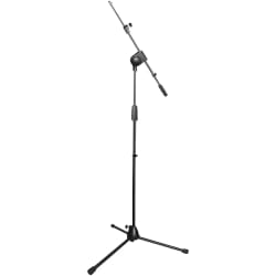 A494BK Pied de micro perchette télescopique Quik Lok