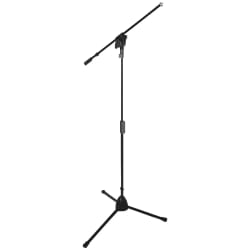A512BK Pied de micro perchette fixe Black Quik Lok