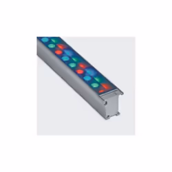 Applique linéaire LED 37W grise 1392X75X76mm changement de couleur RGB alimentation 48-56Vdc (non incl) 35° pour façade IK05  ...