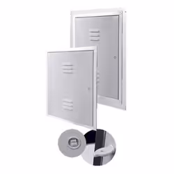 La porte pour compteur de gaz électronique avec cadre en tôle galvanisée et porte en ABS, de marque Ferrari, est une option d ...