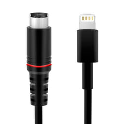 IK Multimedia IP-CABLE-8PCHR-IN câble Lightning 0,6 m Noir