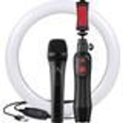Trépied - IK Multimedia - MIC HD 2 GP - Support multifonction - Micro numérique - Anneau lumineux 10 pouces
