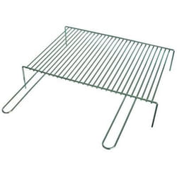 Grill barre en acier chromé avec poignées, dimensions 60x35 cm.