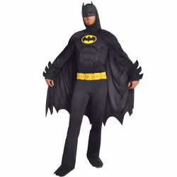 Déguisement Batman Dark Knight adulte officiel DC Comics (Taille L) avec muscles rembourrés