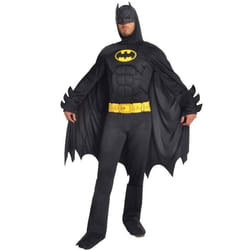 Déguisement Batman Dark Knight adulte officiel DC Comics (Taille L) avec muscles rembourrés