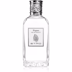 Fraîche et mystérieuse. Moderne et intemporelle. Il s’agit de l’eau de toilette unisexe Etro Pegaso , dont la composition olf ...