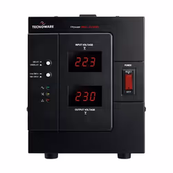Tecnoware Power Reg 2000VA régulateur de tension 2 sortie(s) CA 230 V Noir