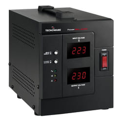 Tecnoware Power Reg 3000VA régulateur de tension 2 sortie(s) CA 230 V Noir