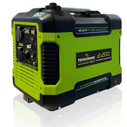 Tecnoware FGEINV2200M groupe électrogène 2000 W 4 L Essence Noir, Vert