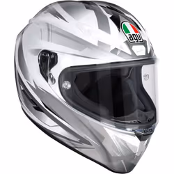 AGV Veloce S Freccia casque, gris-blanc, taille 2XL pour Hommes
