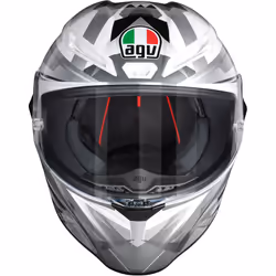 AGV Veloce S Freccia casque, gris-blanc, taille 2XL pour Hommes