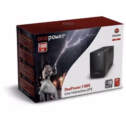 Atlantis Land OnePower PX1100 alimentation d'énergie non interruptible 1,1 kVA 550 W 4 sortie(s) CA