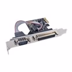 Atlantis Land P007-CPEO1S1P, PCIe, RS-232, Argent, 0, 1, 0+1, 4 Mbit/s, Avec fil