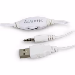 Atlantis Land SoundPower 410 haut-parleur 1-voie Noir, Bleu, Blanc Avec fil 5 W