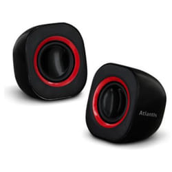 Atlantis Land SoundPower 410 haut-parleur 1-voie Noir, Rouge Avec fil 5 W