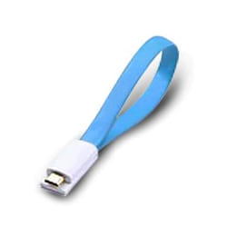 Atlantis Land 0.2m USB 2.0 A - Micro USB 2.0 B M/M câble USB 0,2 m USB A Micro-USB B Bleu