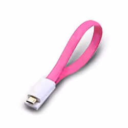 Atlantis Land 0.2m USB 2.0 A - Micro USB 2.0 B M/M, 0,2 m, USB A, Micro-USB B, USB 2.0, Mâle/Mâle, Rose