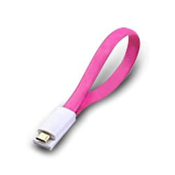 Atlantis Land 0.2m USB 2.0 A - Micro USB 2.0 B M/M câble USB 0,2 m USB A Micro-USB B Rose