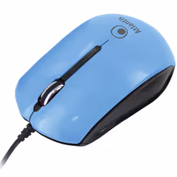 Atlantis Land P009-KM23-BL, Ambidextre, Optique, USB Type-A, 1000 DPI, Bleu