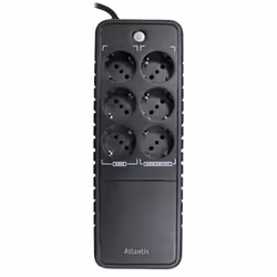 Atlantis Land OnePower 1000 alimentation d'énergie non interruptible 1 kVA 500 W 6 sortie(s) CA