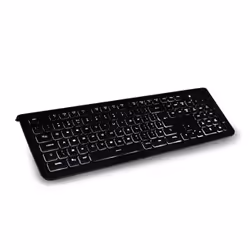 Atlantis Land Office LUX 620, Taille réelle (100 %), Avec fil, USB, Clavier mécanique, LED, Noir