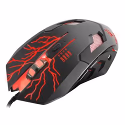 Atlantis Land P009-X320, Droitier, Optique, USB Type-A, 3200 DPI, Noir