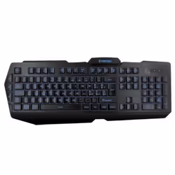 Atlantis Land Triton K400, Taille réelle (100 %), Avec fil, USB, QWERTY, LED, Noir