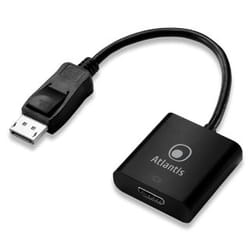 Atlantis Land A04-DP_HDMI câble vidéo et adaptateur 0,2 m DisplayPort HDMI Noir