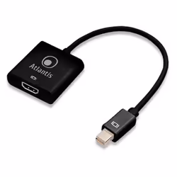 Atlantis Land A04-MINIDP_HDMI, 0,2 m, Mini DisplayPort, HDMI Type A (Standard), Mâle, Femelle, 1920 x 1080 pixels