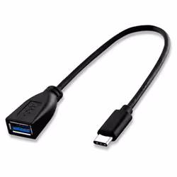 Atlantis Land A04-TC_UB3-01, 0,15 m, USB C, USB 3.2 Gen 1 (3.1 Gen 1), 56 Mbit/s, Noir