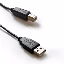 Atlantis Land P019-UB2-ABMM-3, 3 m, USB A, USB B, USB 2.0, 480 Mbit/s, Noir