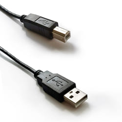 Atlantis Land P019-UB2-ABMM-3 câble USB 3 m USB 2.0 USB A USB B Noir