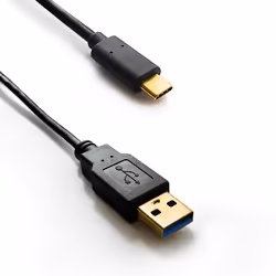 Atlantis Land P019-UB3-ACMM-1, 1 m, USB A, USB C, USB 3.2 Gen 1 (3.1 Gen 1), 5000 Mbit/s, Noir